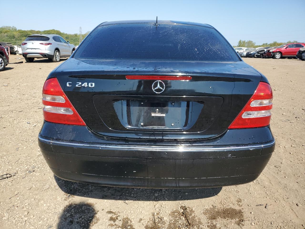 2001 Mercedes-benz C 240 Black vin: WDBRF61J31F084733