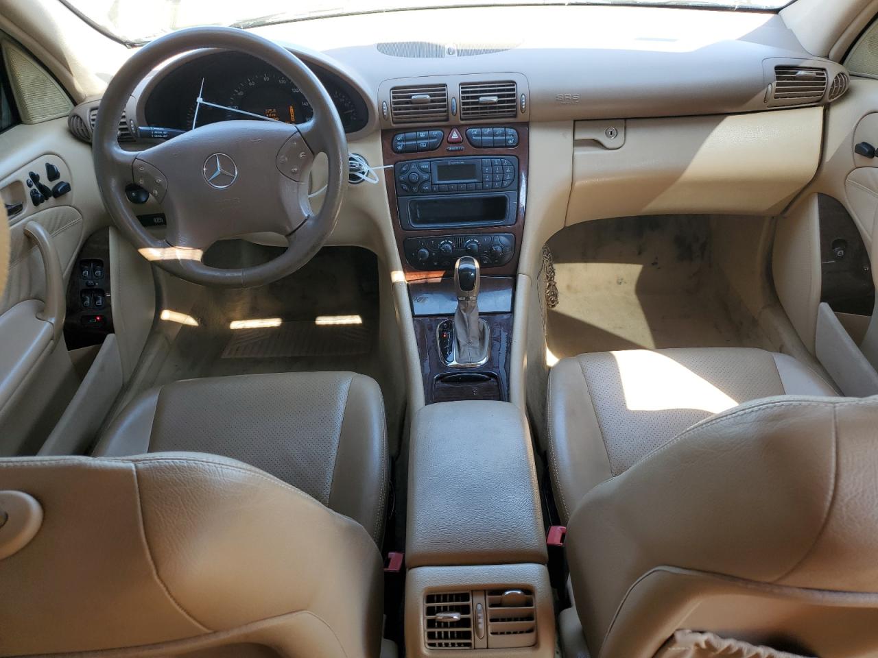 2001 Mercedes-benz C 240 Black vin: WDBRF61J31F084733