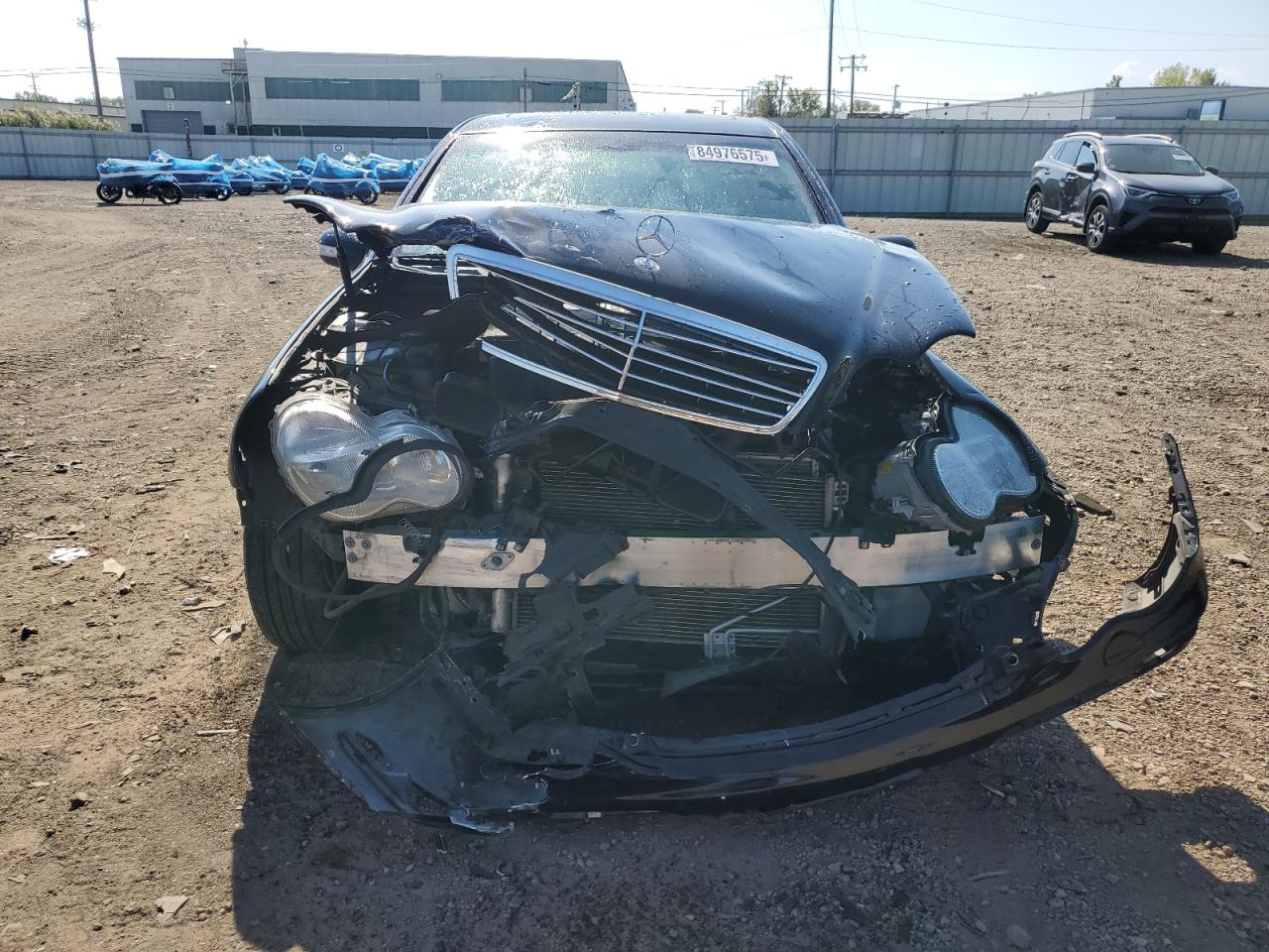 2001 Mercedes-benz C 240 Black vin: WDBRF61J31F084733