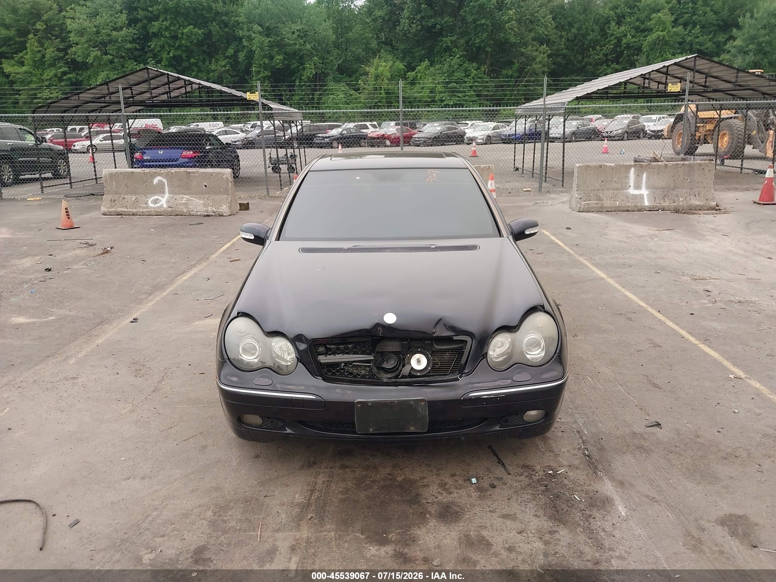 2001 Mercedes-benz C 240   Black vin: WDBRF61J31F119965