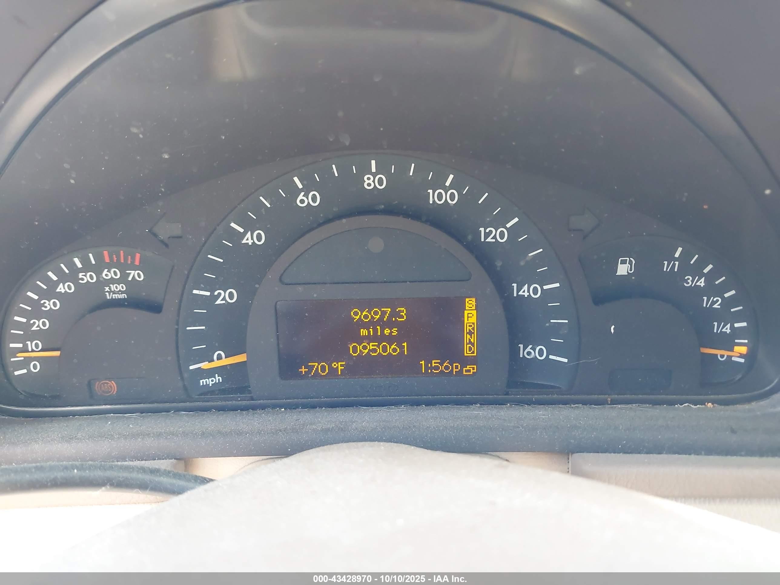 2002 Mercedes-benz C 240 Золотой vin: WDBRF61J32F163272
