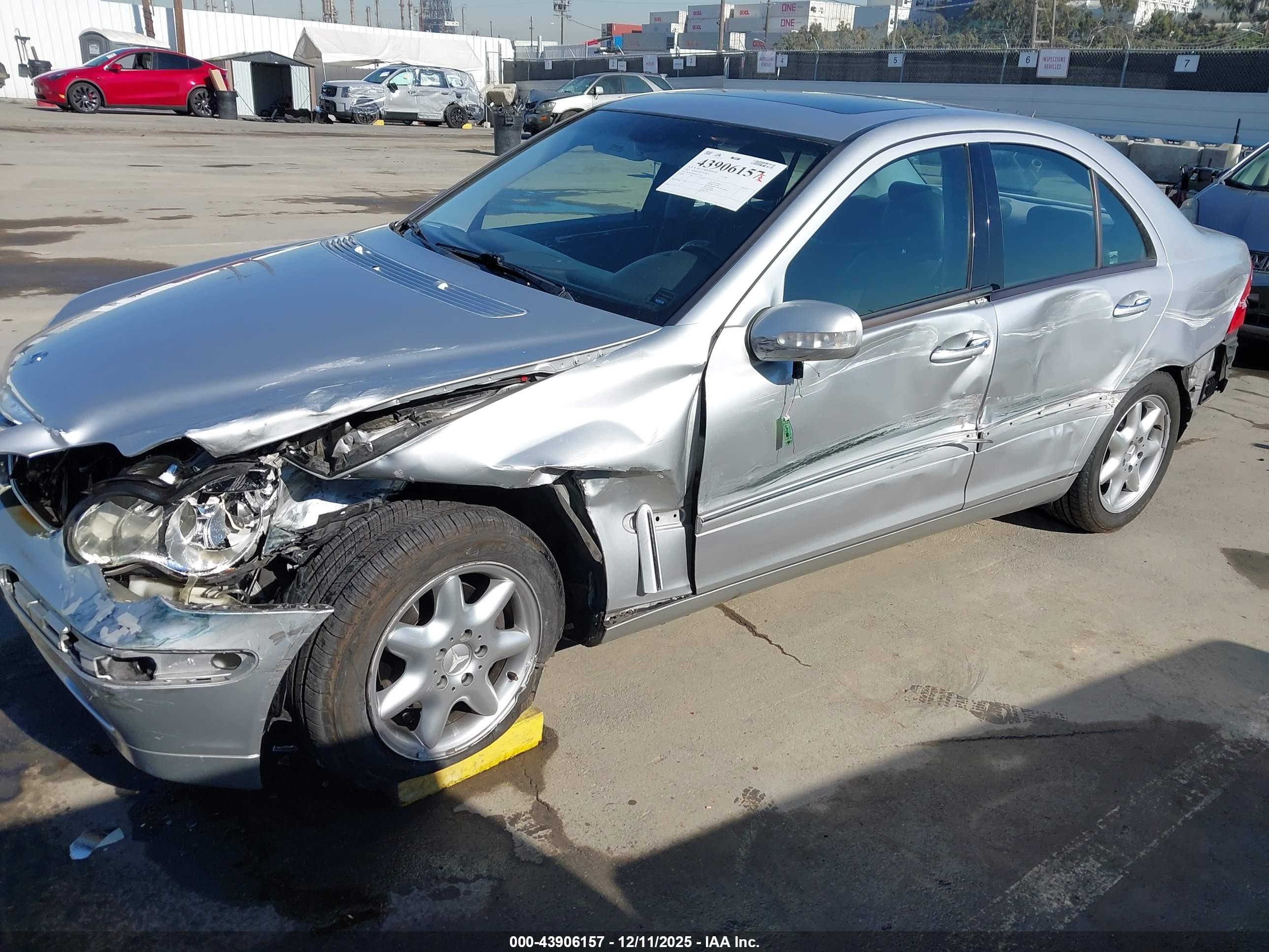 2002 Mercedes-benz C 240   Silver vin: WDBRF61J32F231344