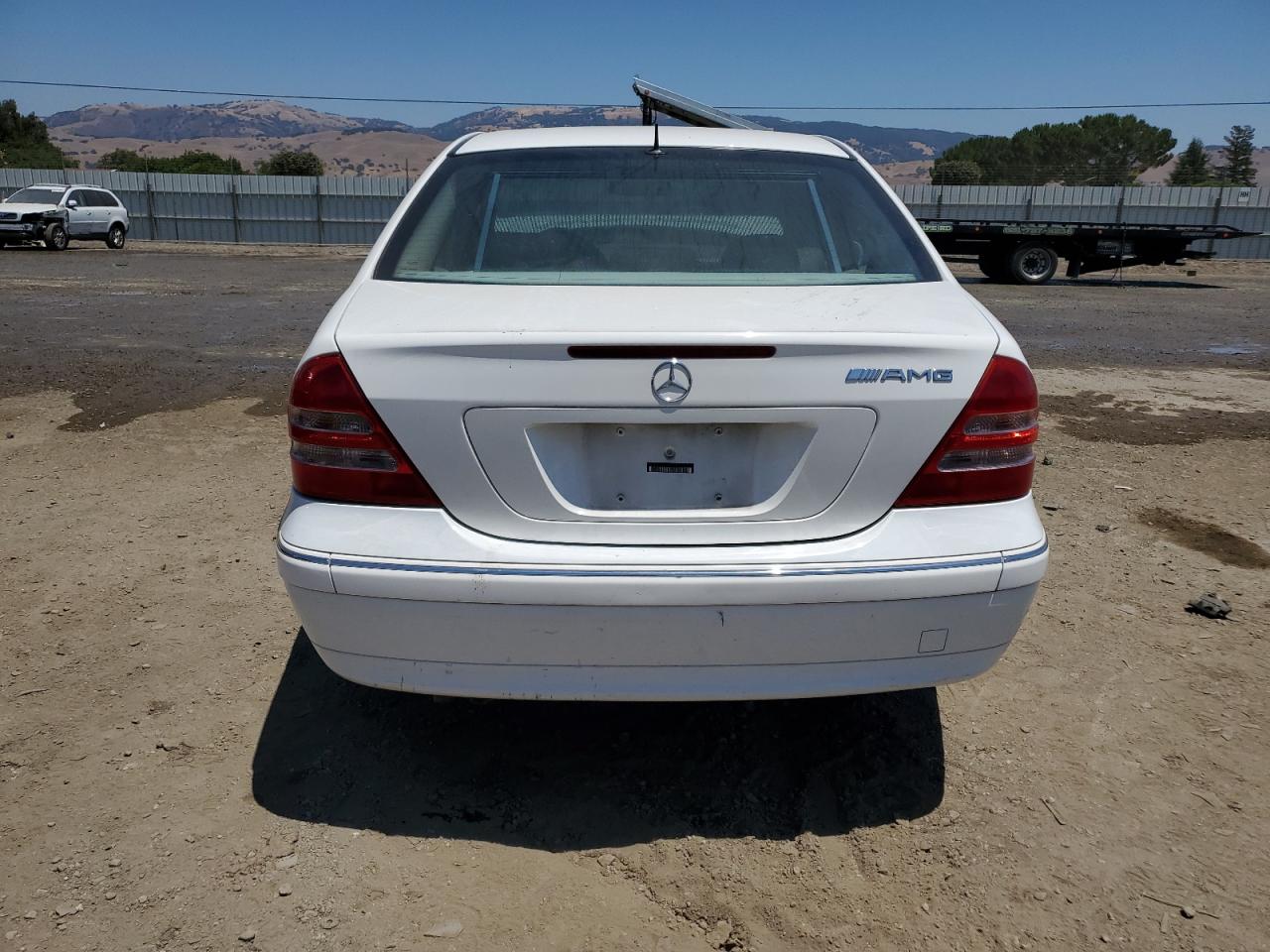 2002 Mercedes-benz C 240 Белый vin: WDBRF61J32F283783
