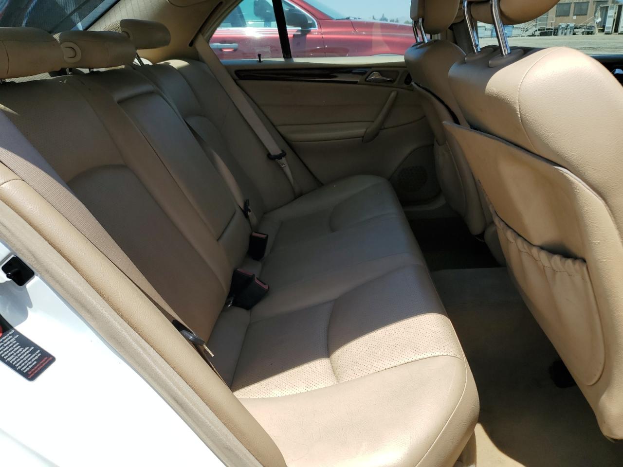 2002 Mercedes-benz C 240 Белый vin: WDBRF61J32F283783