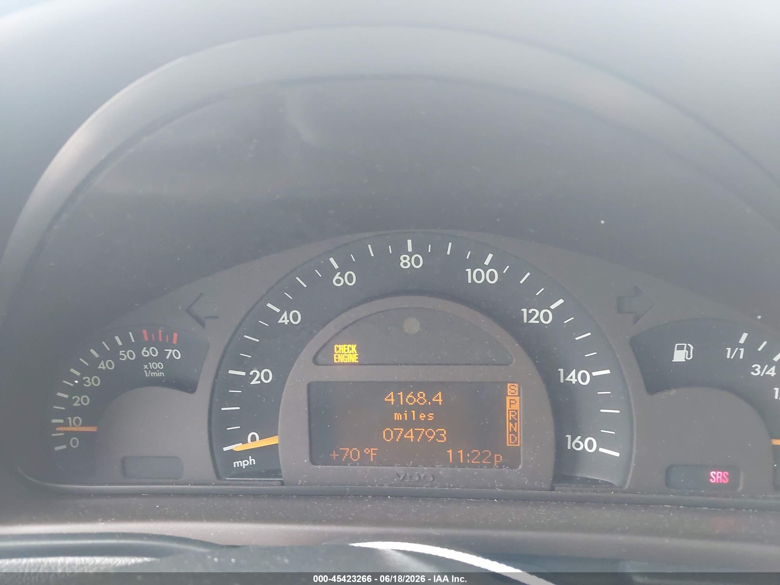 2003 Mercedes-benz C 240   Black vin: WDBRF61J33F340548