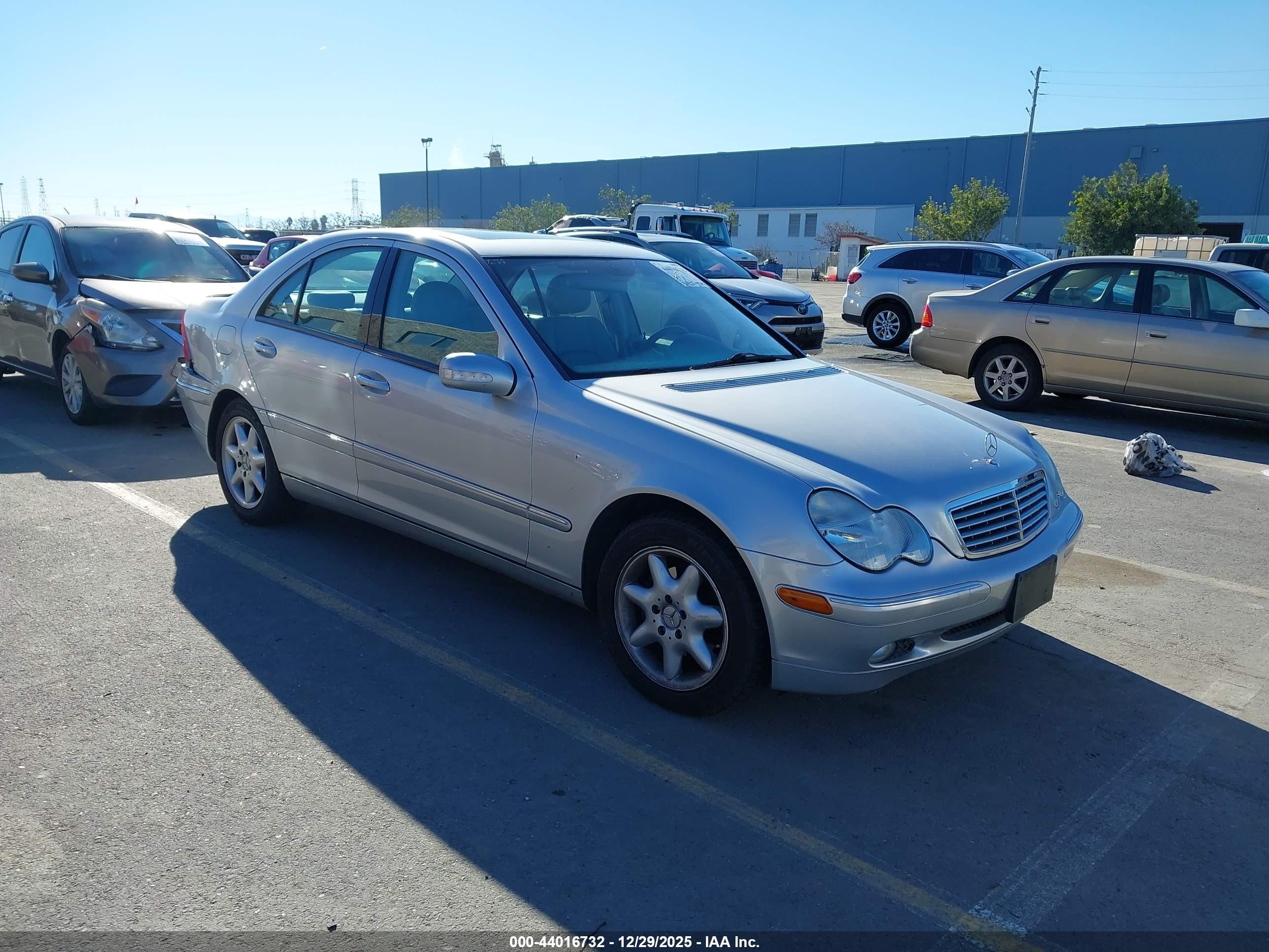 2003 Mercedes-benz C 240   Gray vin: WDBRF61J33F392262
