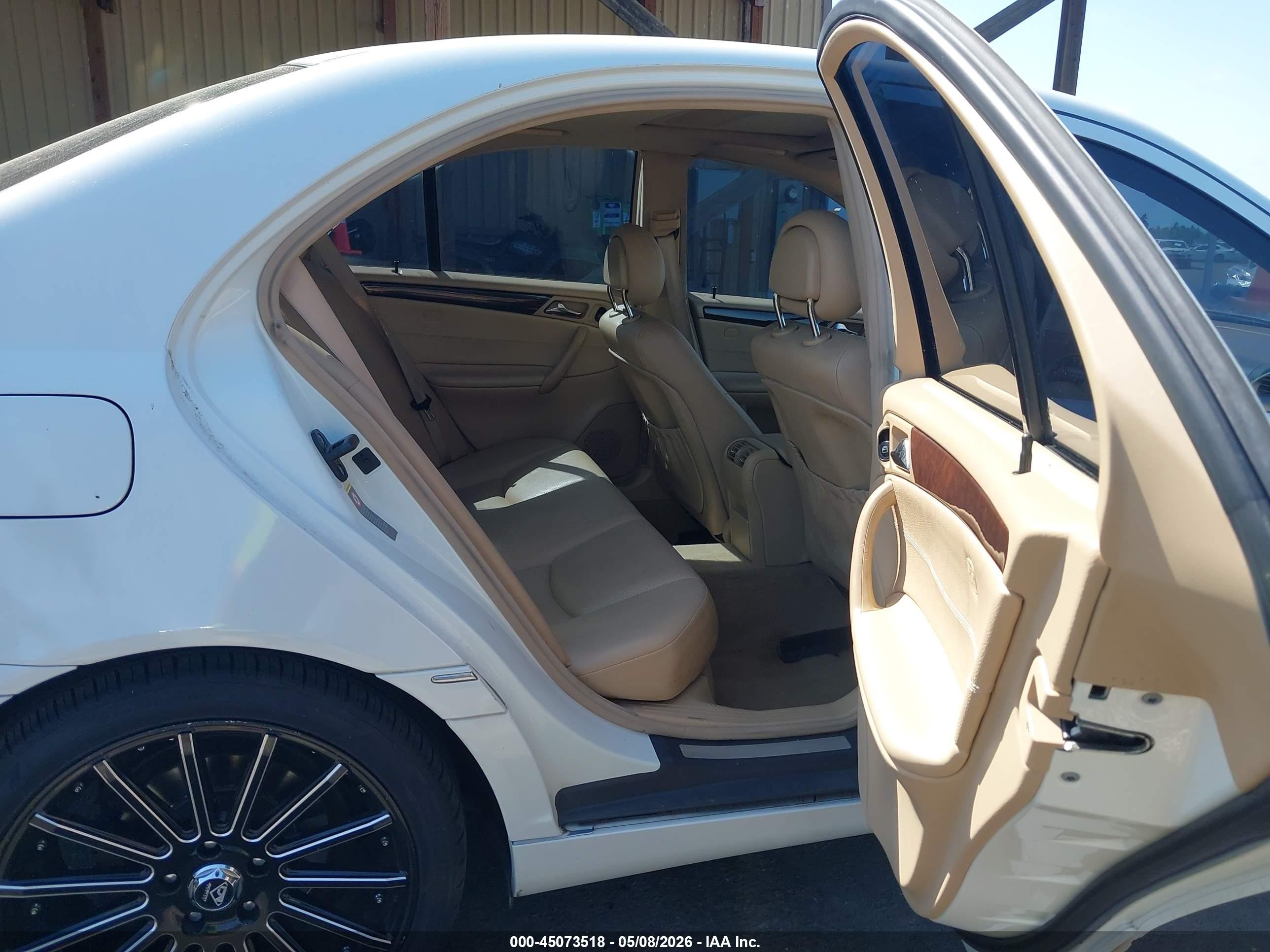 2004 Mercedes-benz C 240 White vin: WDBRF61J34E017236