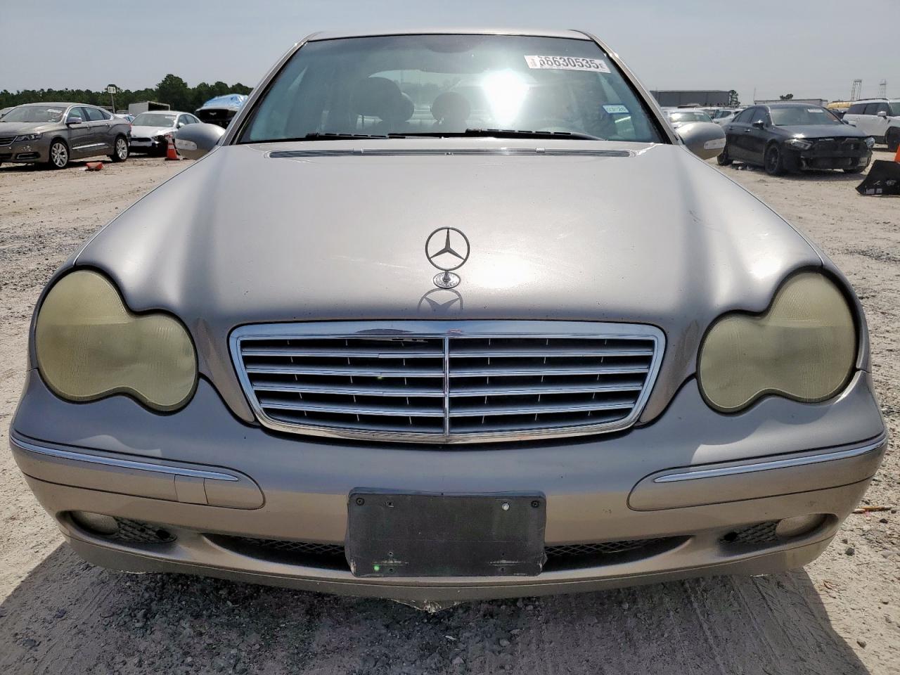 2004 Mercedes-benz C 240 Silver vin: WDBRF61J34E017396