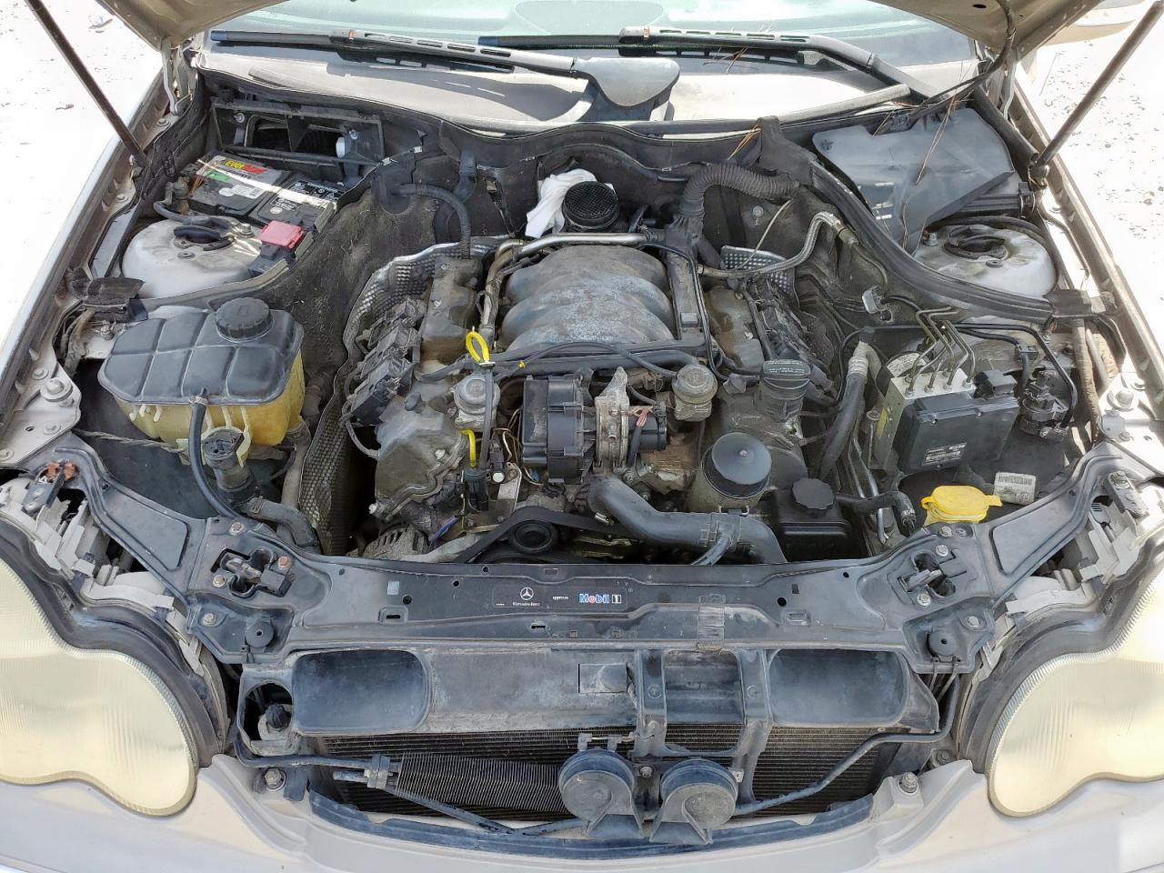 2004 Mercedes-benz C 240 Silver vin: WDBRF61J34E017396