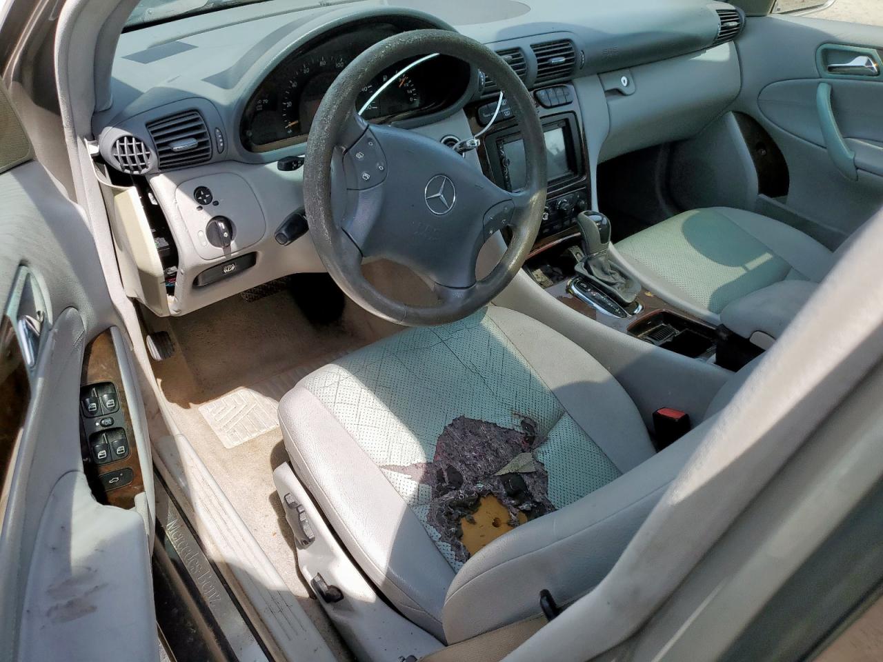 2004 Mercedes-benz C 240 Silver vin: WDBRF61J34E017396