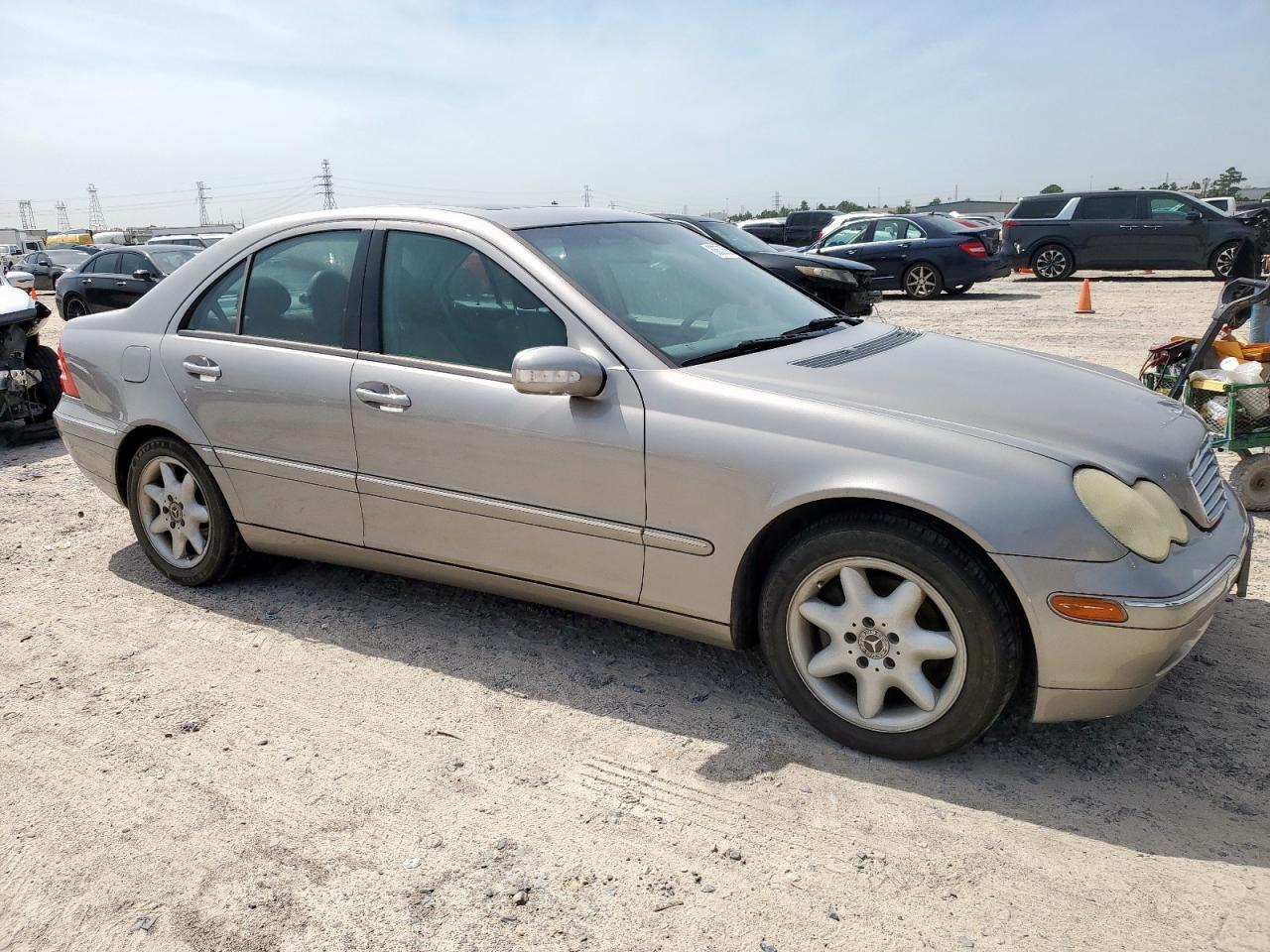2004 Mercedes-benz C 240 Silver vin: WDBRF61J34E017396