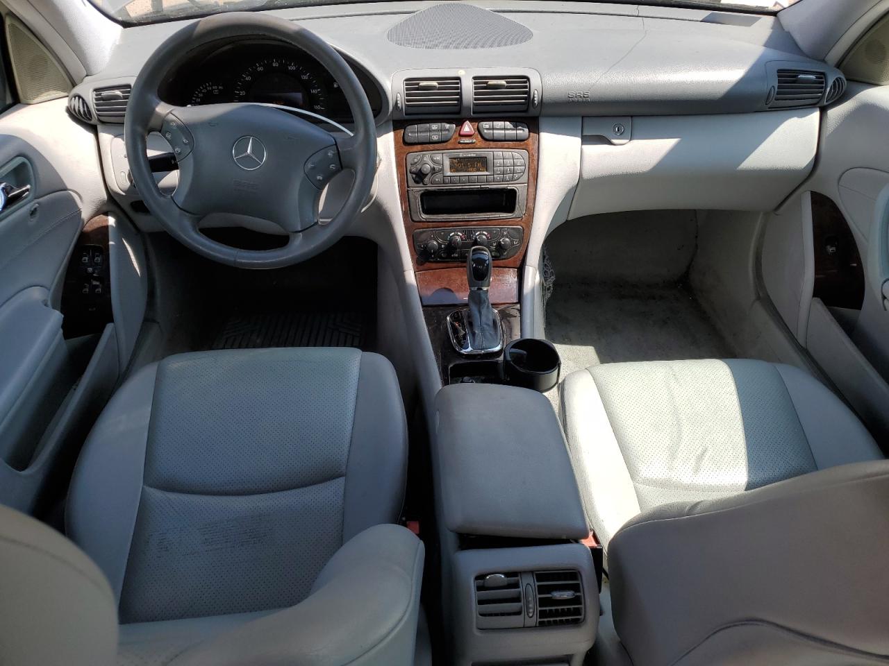 2004 Mercedes-benz C 240 Silver vin: WDBRF61J34E018046