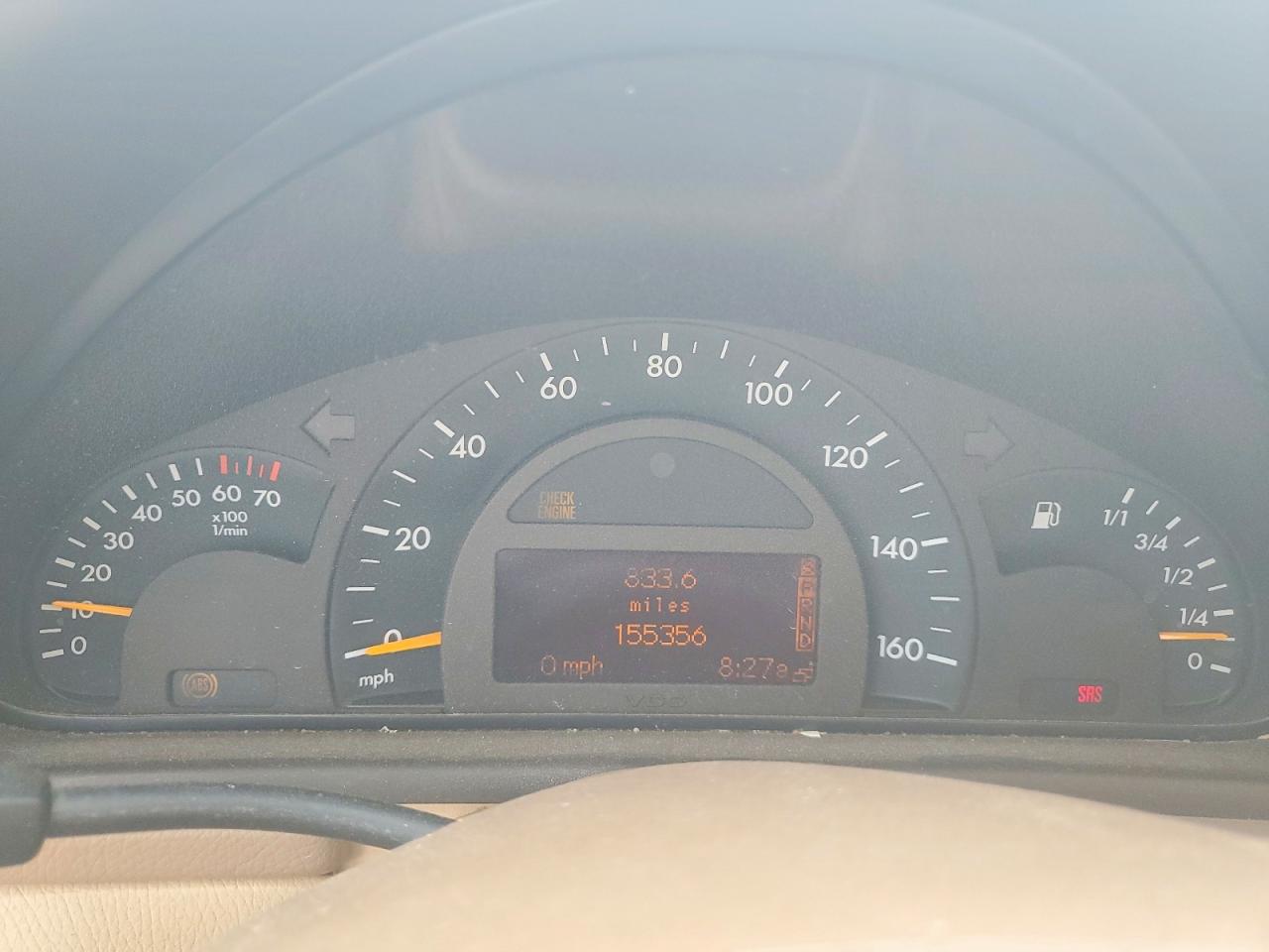 2001 Mercedes-benz C 240 White vin: WDBRF61J41F093330