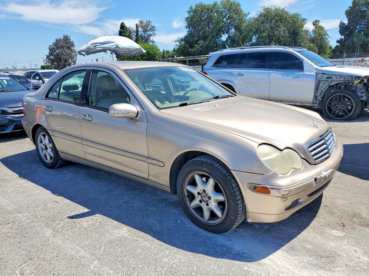 2001 Mercedes-benz C 240 Tan vin: WDBRF61J41F110126