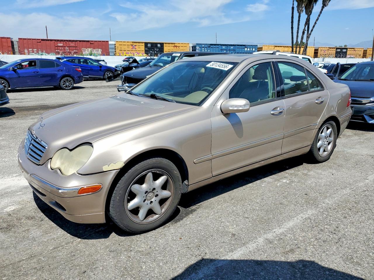 2001 Mercedes-benz C 240 Tan vin: WDBRF61J41F110126