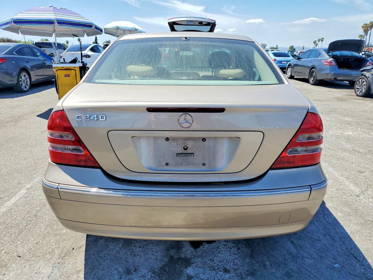 2001 Mercedes-benz C 240 Tan vin: WDBRF61J41F110126