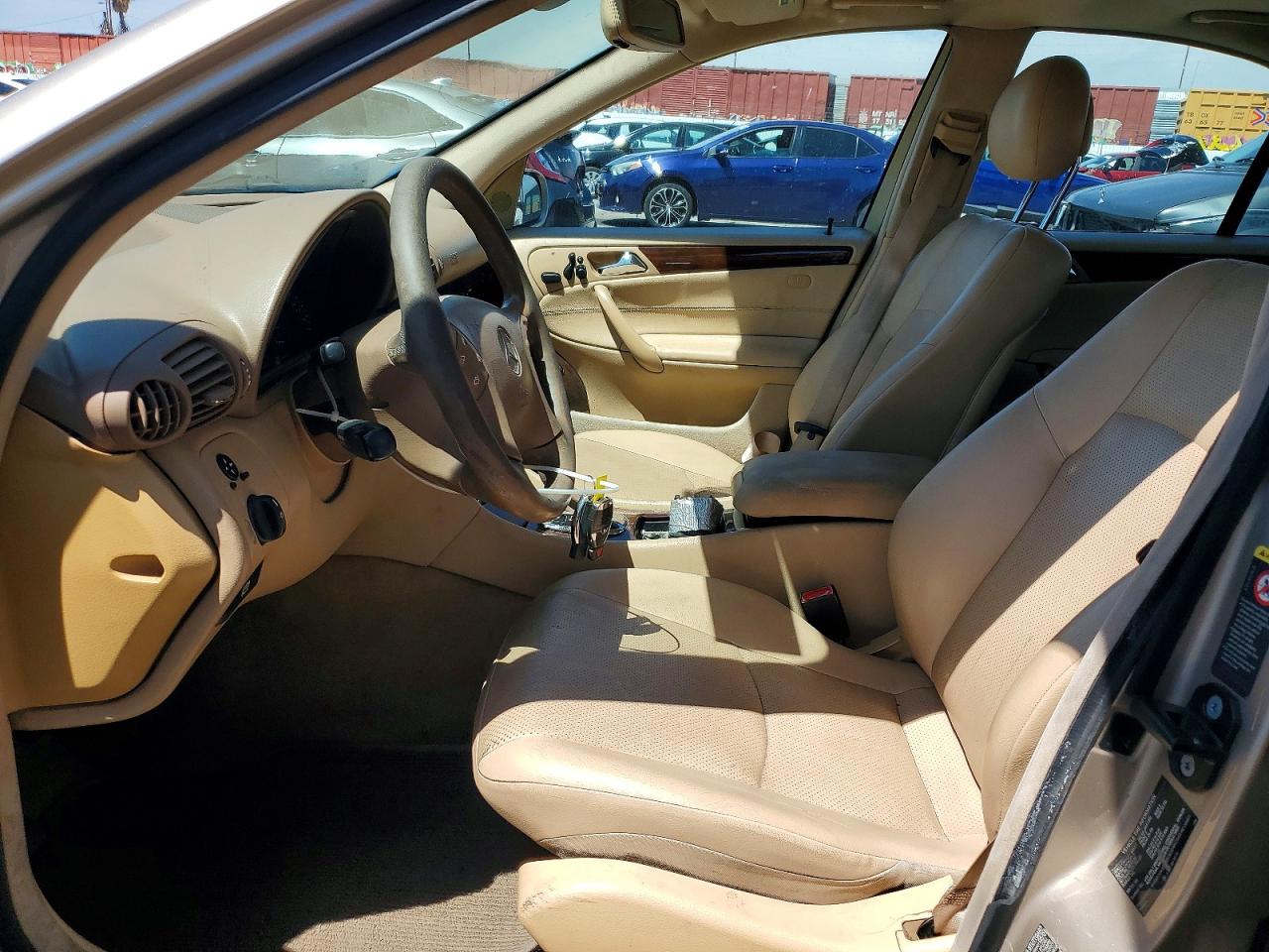 2001 Mercedes-benz C 240 Tan vin: WDBRF61J41F110126