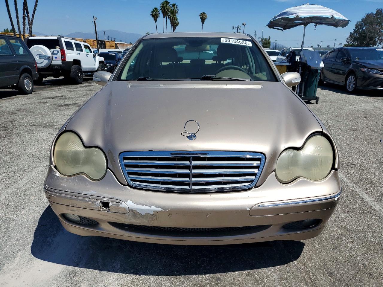 2001 Mercedes-benz C 240 Tan vin: WDBRF61J41F110126