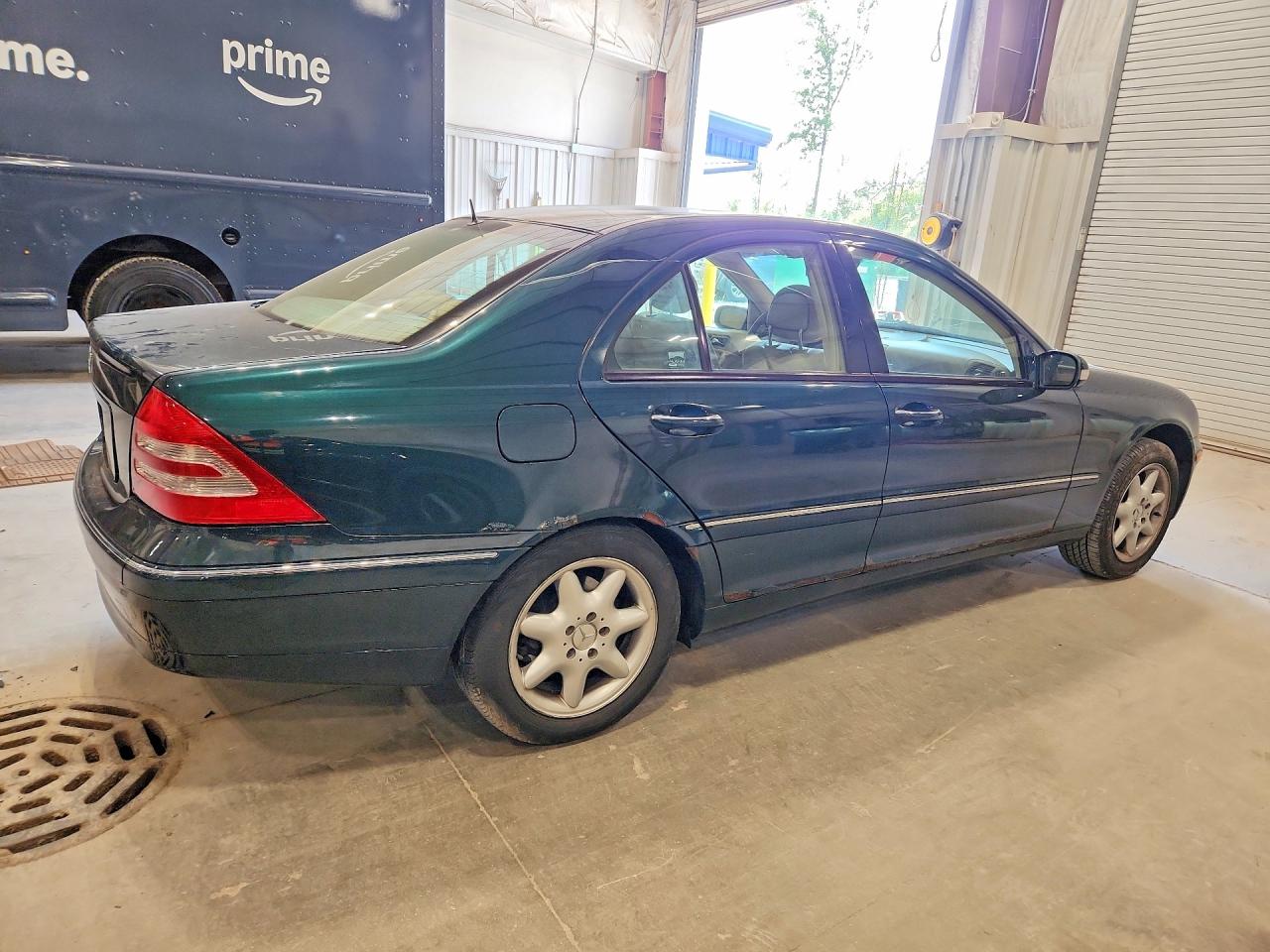 2002 Mercedes-benz C 240 Green vin: WDBRF61J42E009059