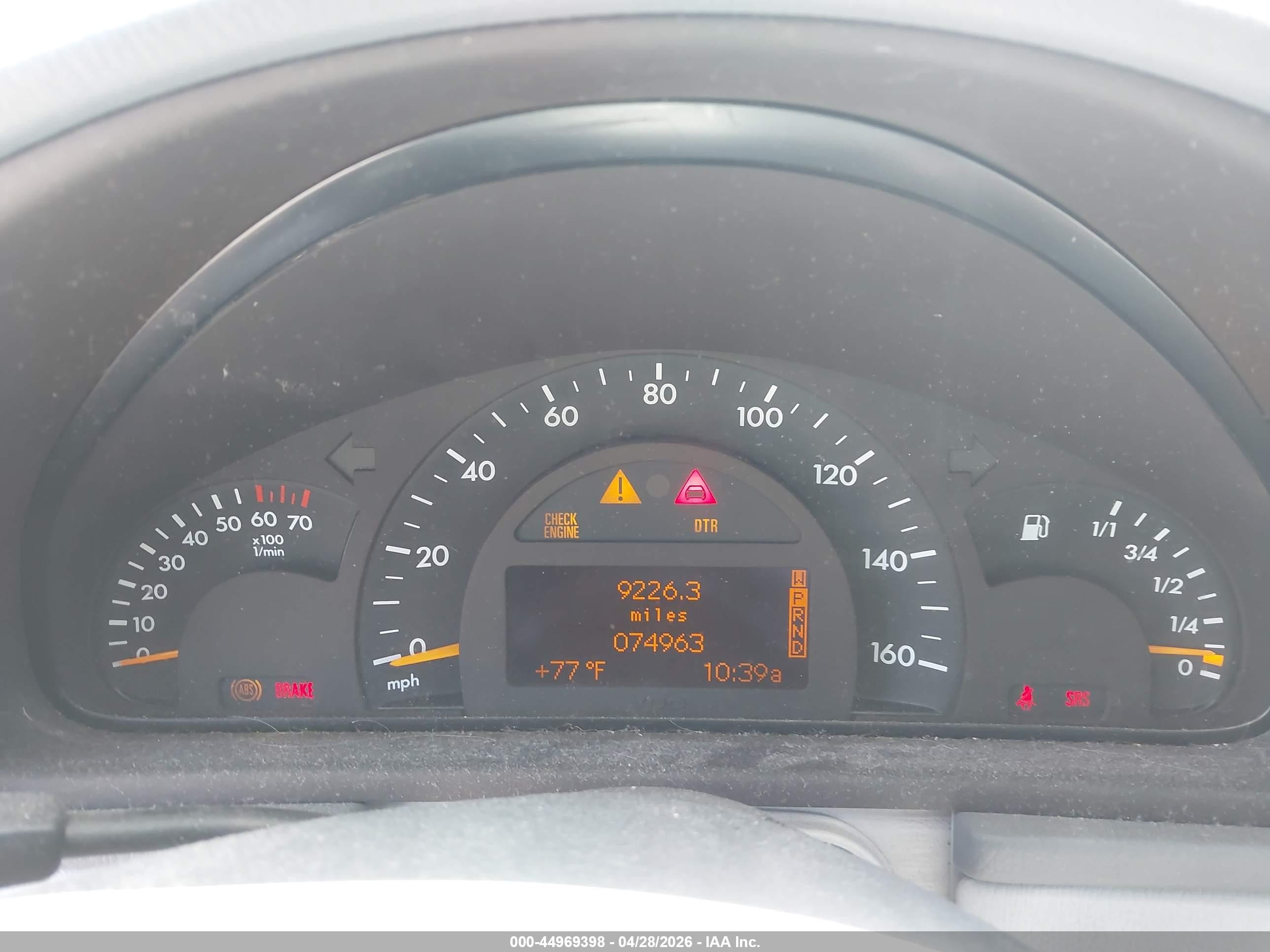 2002 Mercedes-benz C 240   Silver vin: WDBRF61J42F166844