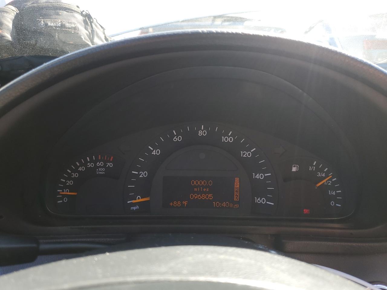 2002 Mercedes-benz C 240 Silver vin: WDBRF61J42F257287