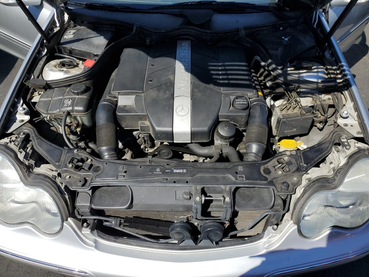 2002 Mercedes-benz C 240 Silver vin: WDBRF61J42F257287