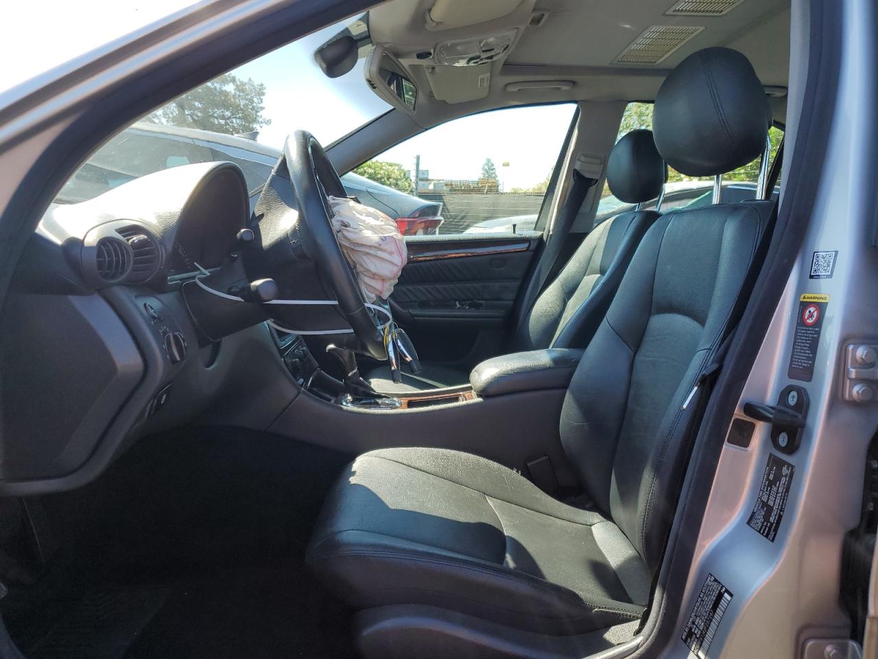 2002 Mercedes-benz C 240 Silver vin: WDBRF61J42F257287