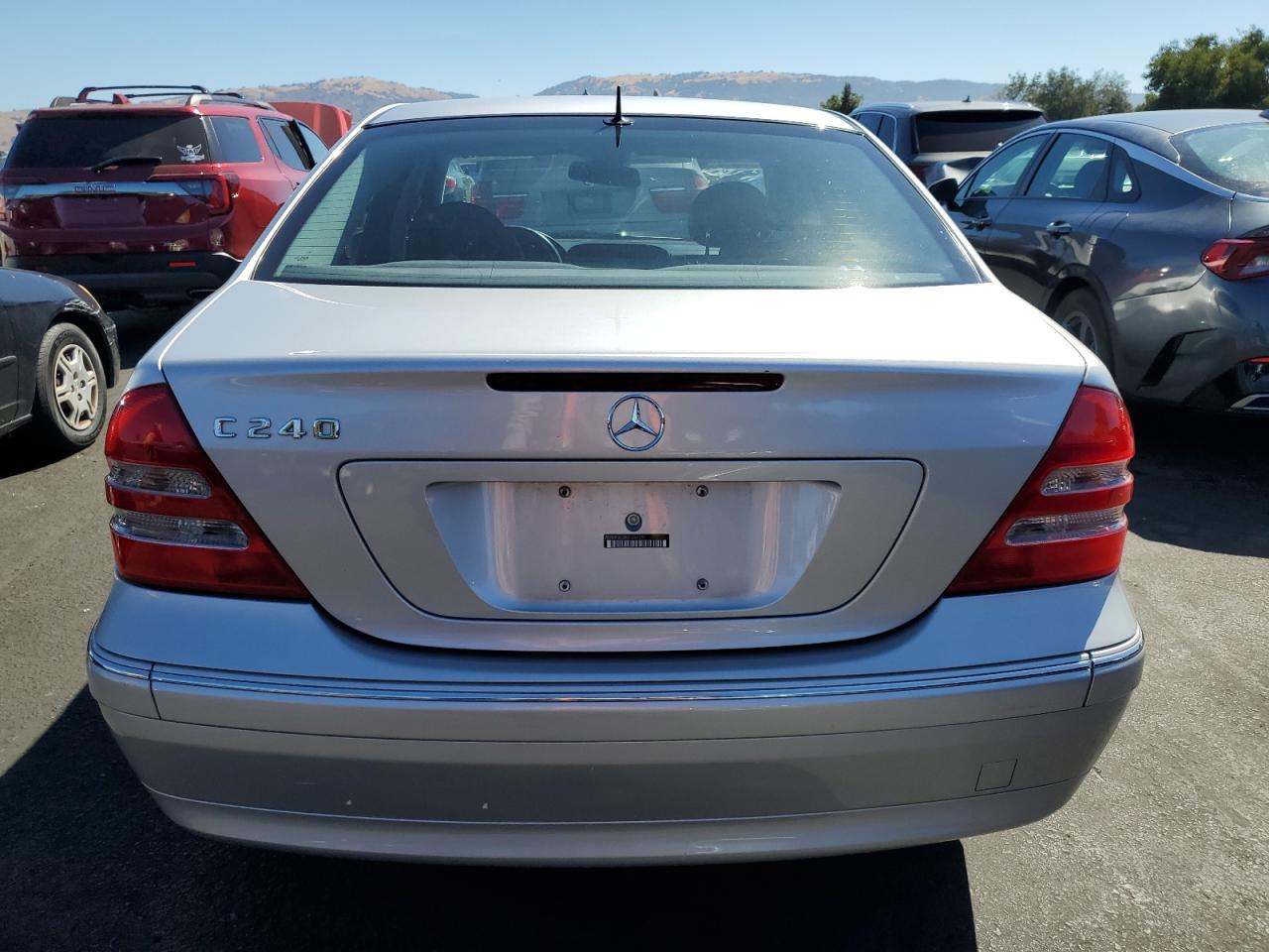 2002 Mercedes-benz C 240 Silver vin: WDBRF61J42F257287