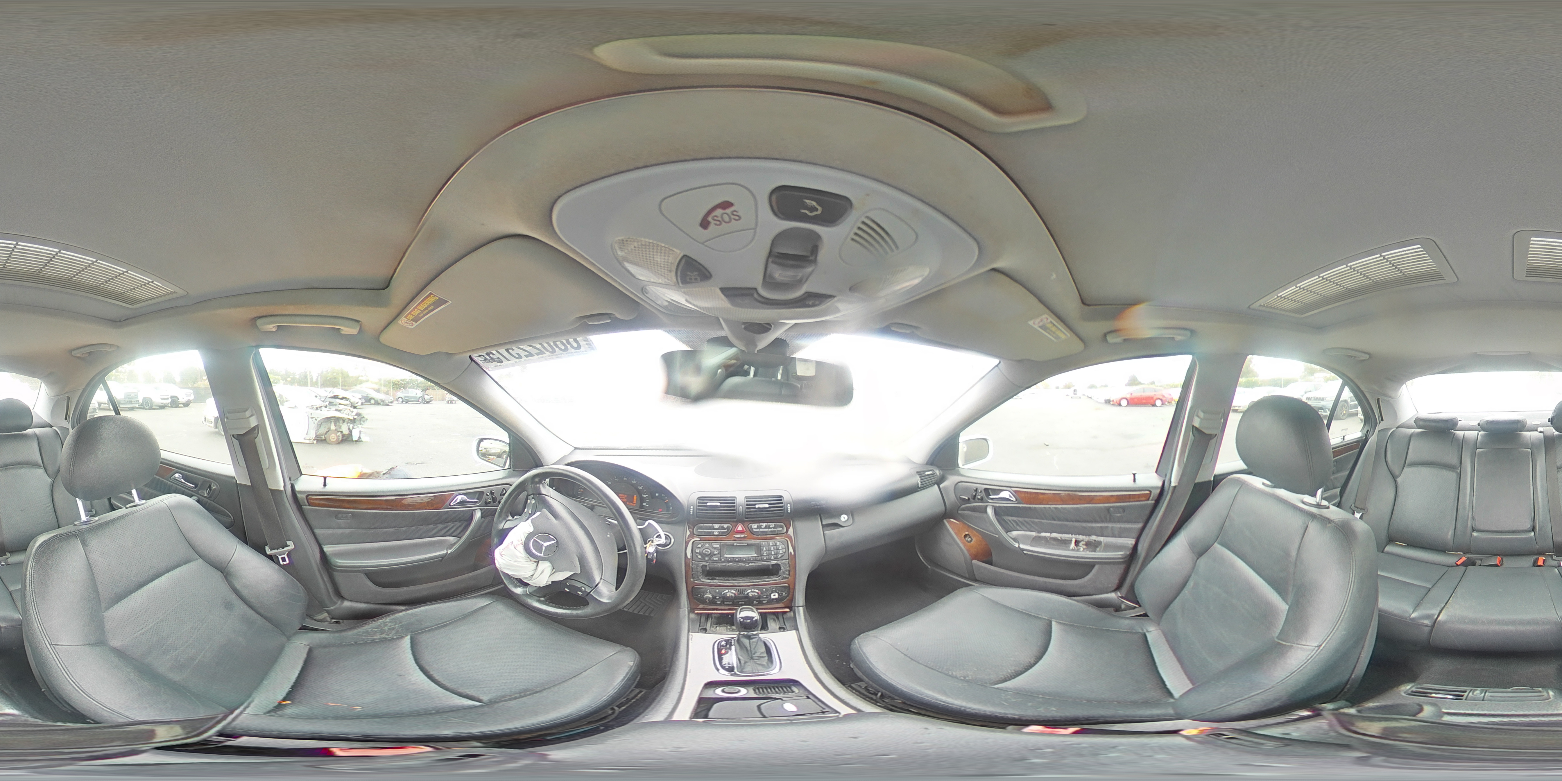 2002 Mercedes-benz C 240 Silver vin: WDBRF61J42F257287