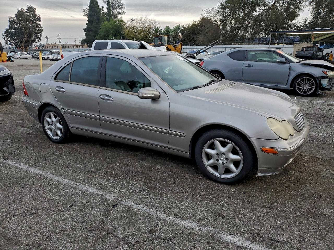 2003 Mercedes-benz C 240 Silver vin: WDBRF61J43A534311