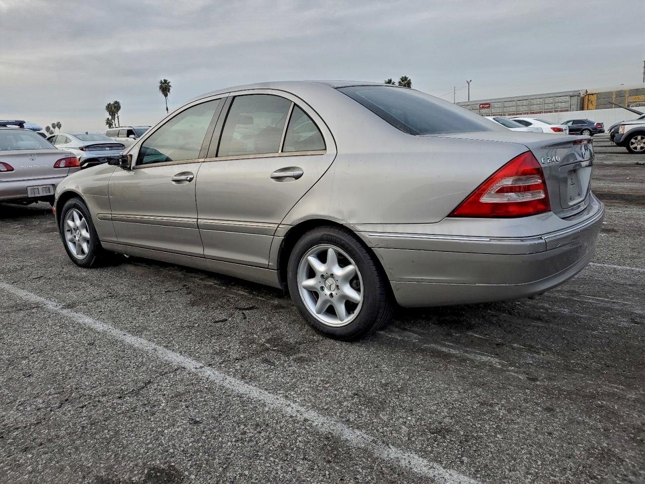 2003 Mercedes-benz C 240 Silver vin: WDBRF61J43A534311