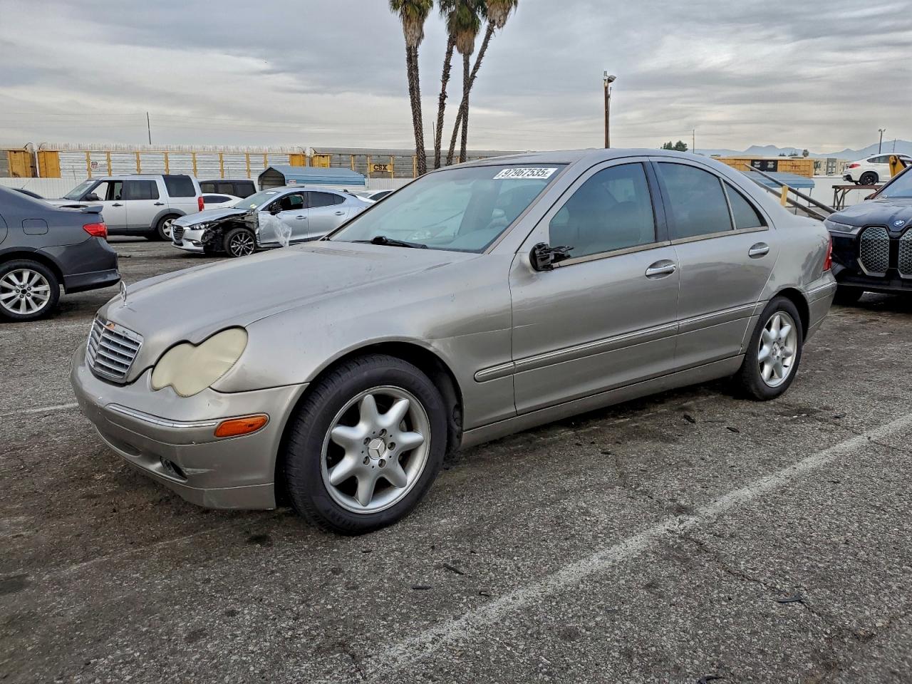 2003 Mercedes-benz C 240 Silver vin: WDBRF61J43A534311