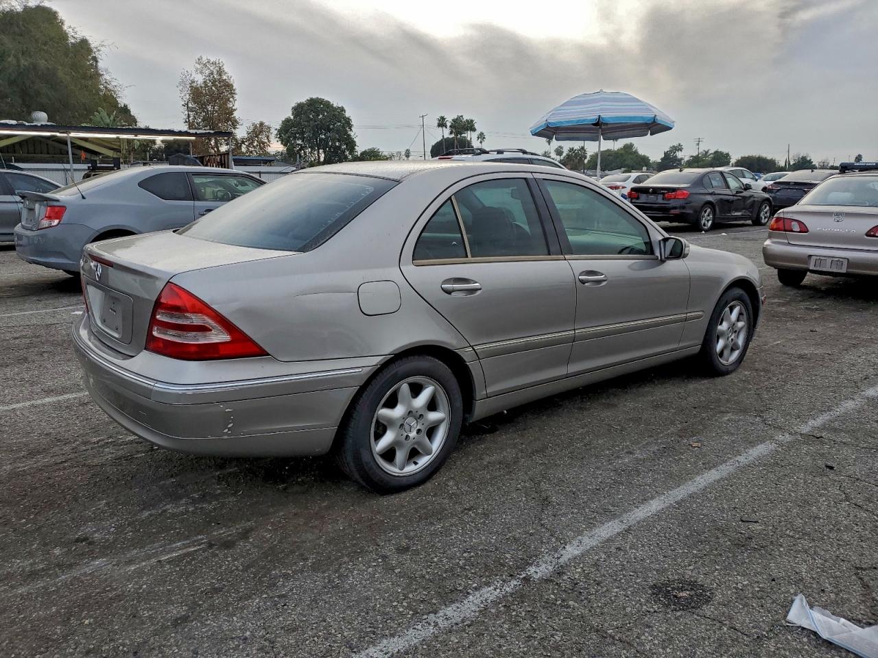 2003 Mercedes-benz C 240 Silver vin: WDBRF61J43A534311