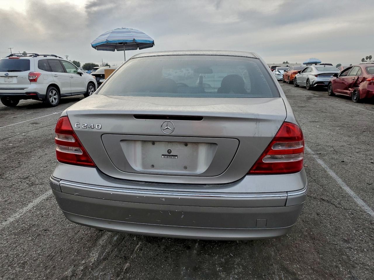 2003 Mercedes-benz C 240 Silver vin: WDBRF61J43A534311