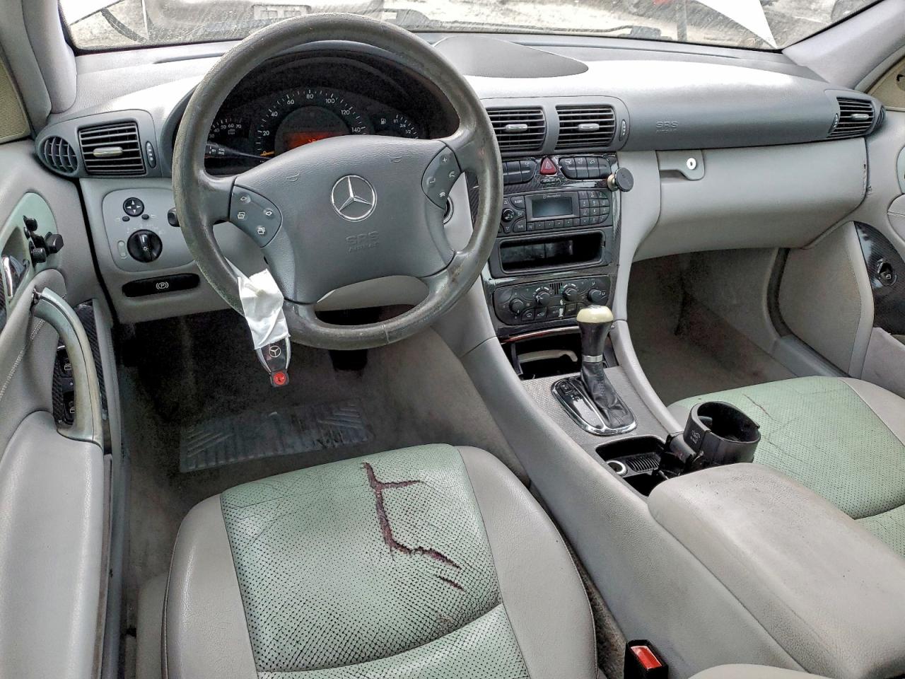 2003 Mercedes-benz C 240 Silver vin: WDBRF61J43A534311