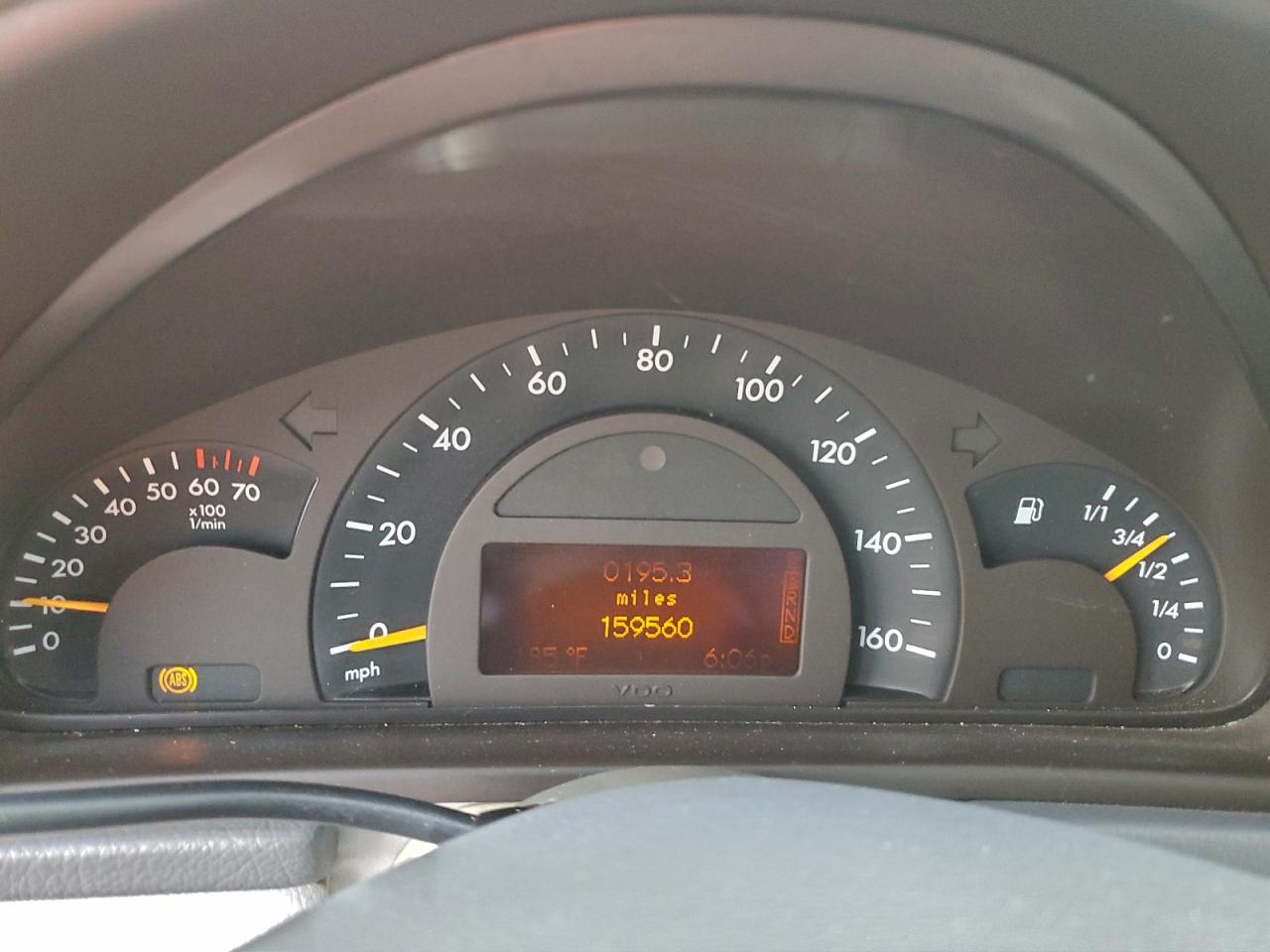 2003 Mercedes-benz C 240 Silver vin: WDBRF61J43A534311