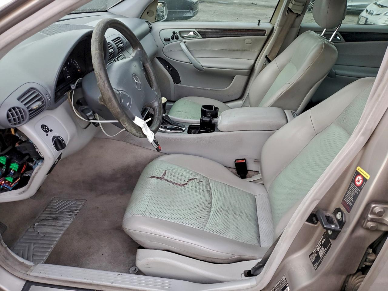 2003 Mercedes-benz C 240 Silver vin: WDBRF61J43A534311
