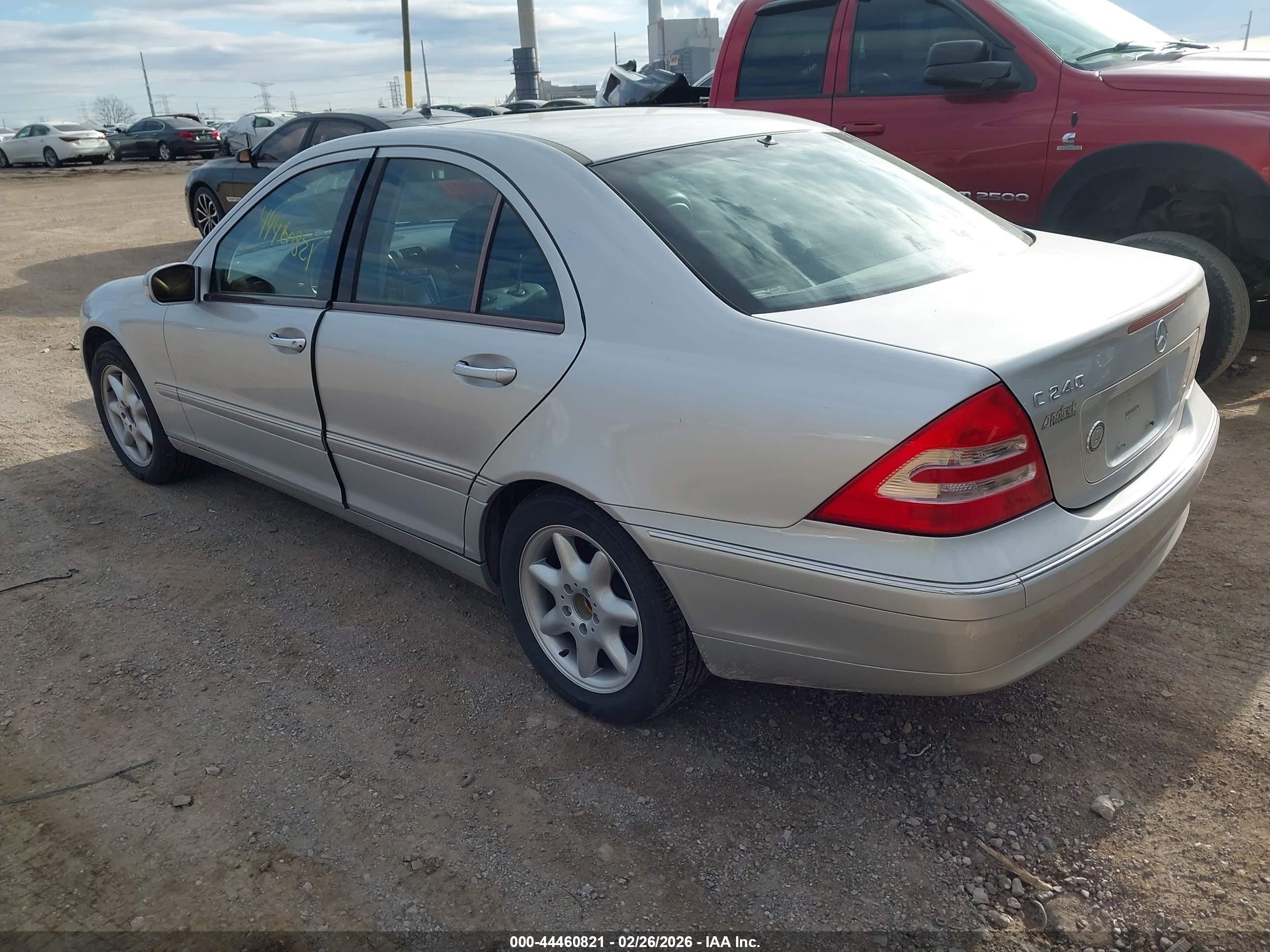 2003 Mercedes-benz C 240   Silver vin: WDBRF61J43F321782