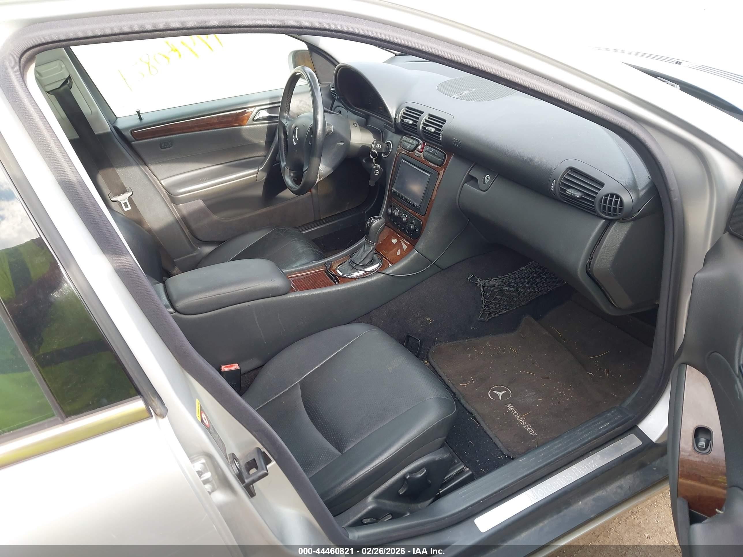 2003 Mercedes-benz C 240   Silver vin: WDBRF61J43F321782