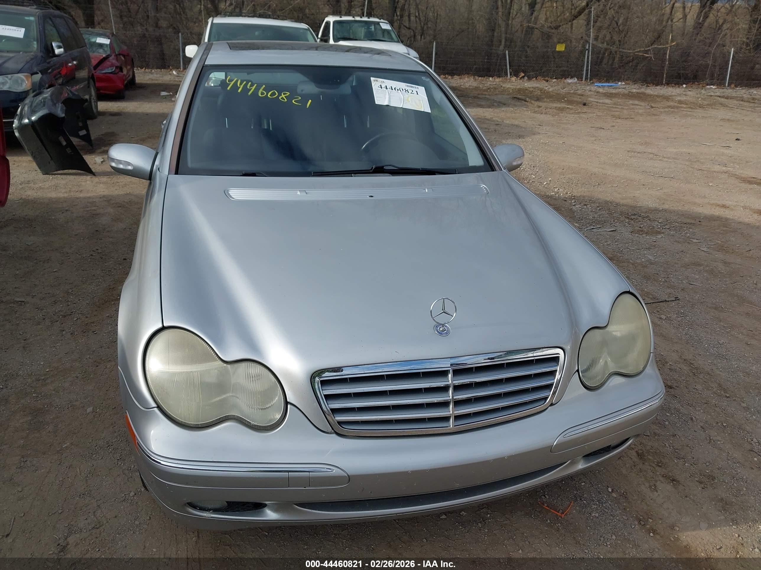 2003 Mercedes-benz C 240   Silver vin: WDBRF61J43F321782