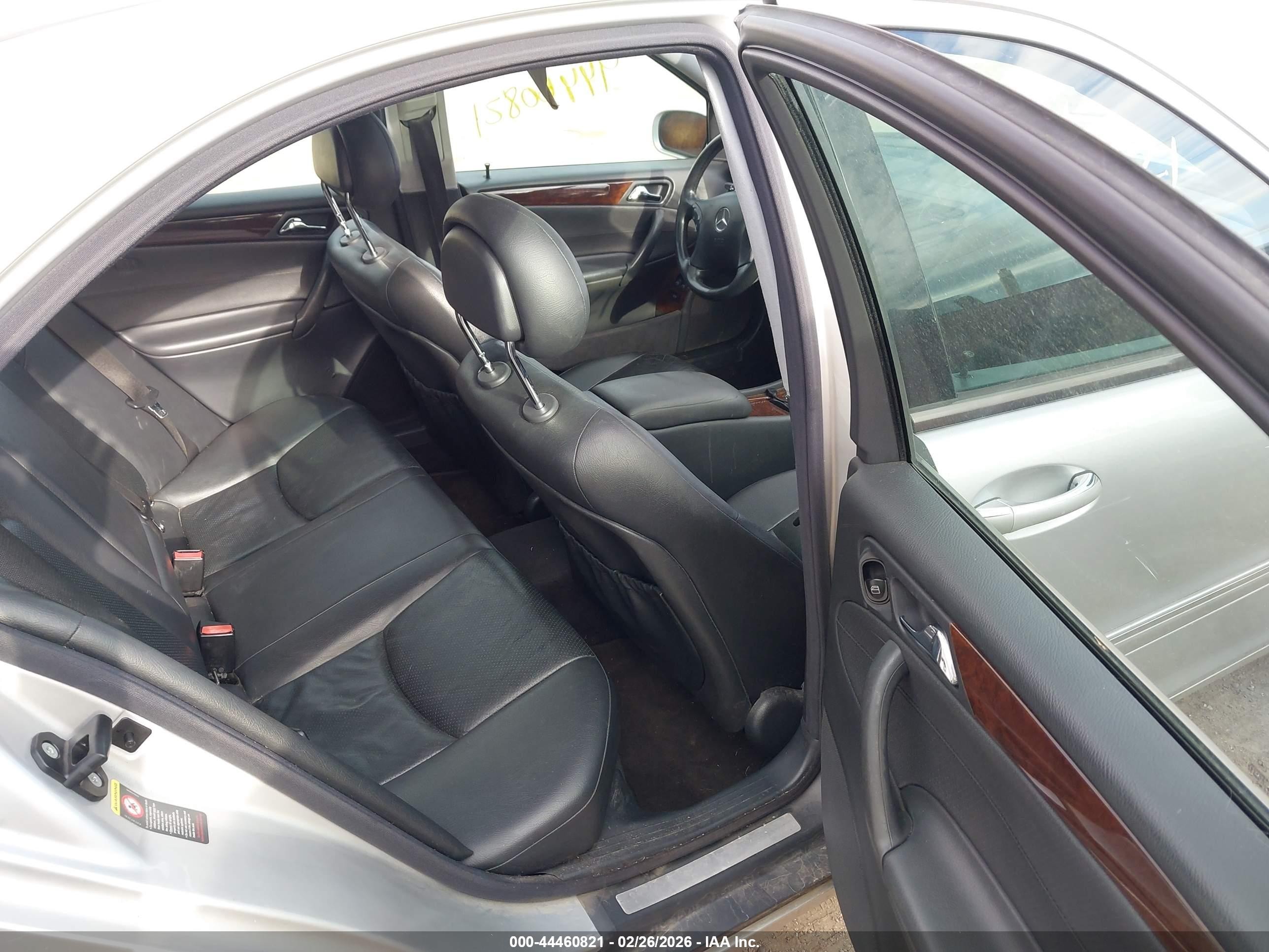 2003 Mercedes-benz C 240   Silver vin: WDBRF61J43F321782