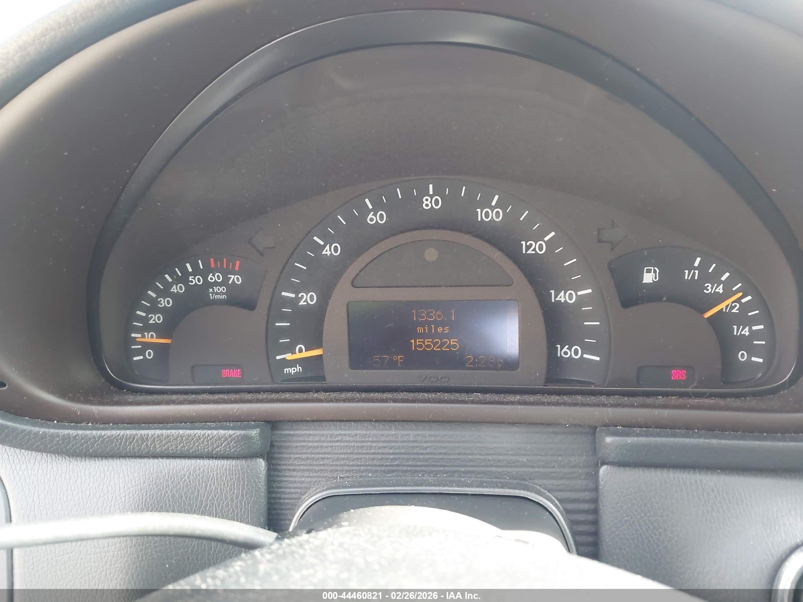 2003 Mercedes-benz C 240   Silver vin: WDBRF61J43F321782