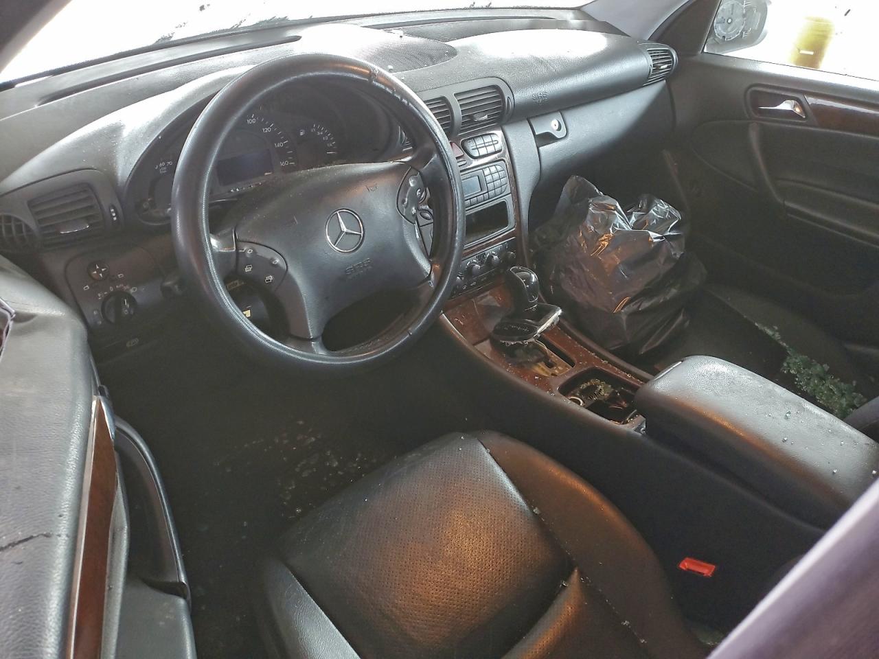 2003 Mercedes-benz C 240 Silver vin: WDBRF61J43F371002