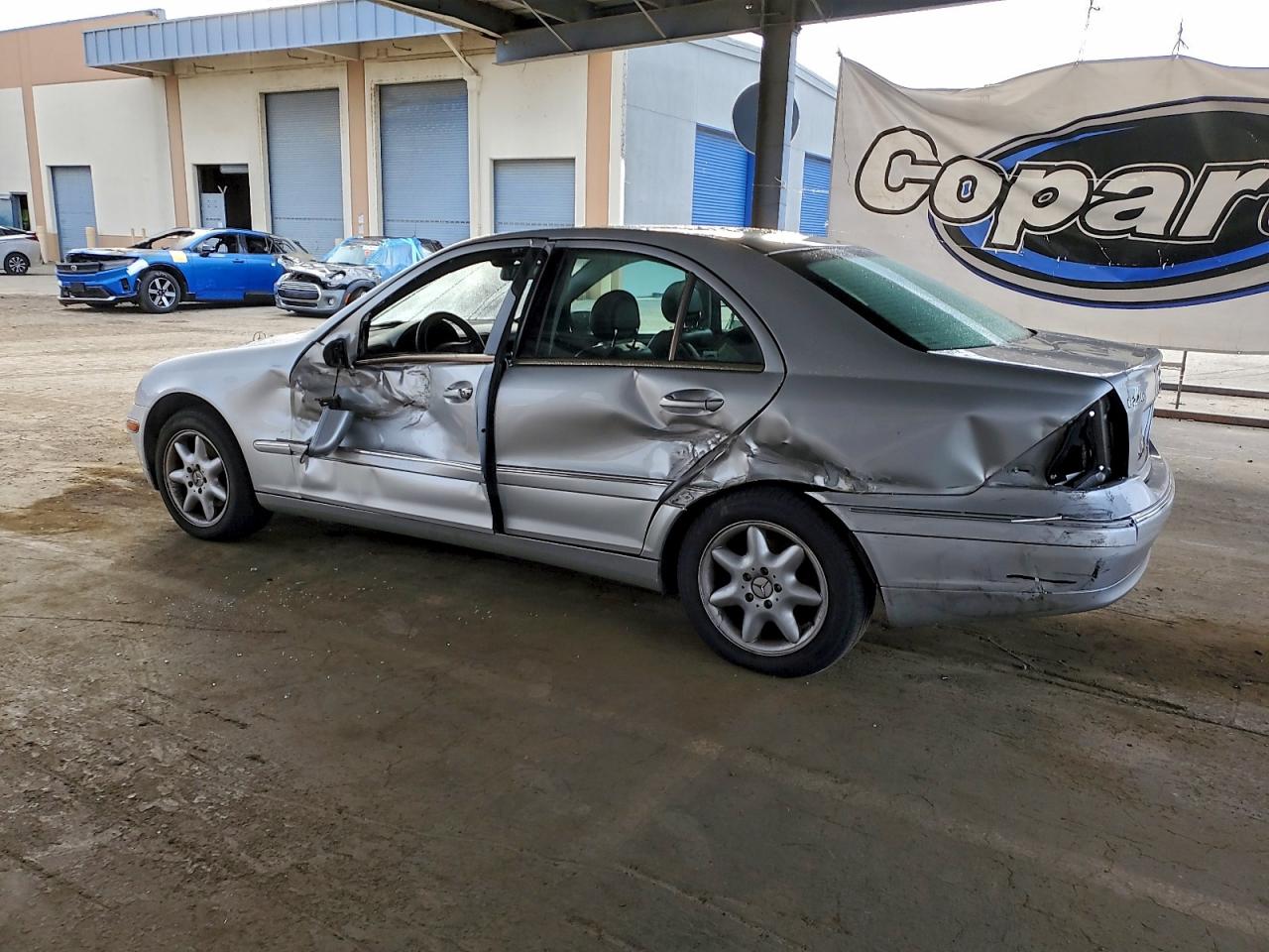 2003 Mercedes-benz C 240 Silver vin: WDBRF61J43F371002