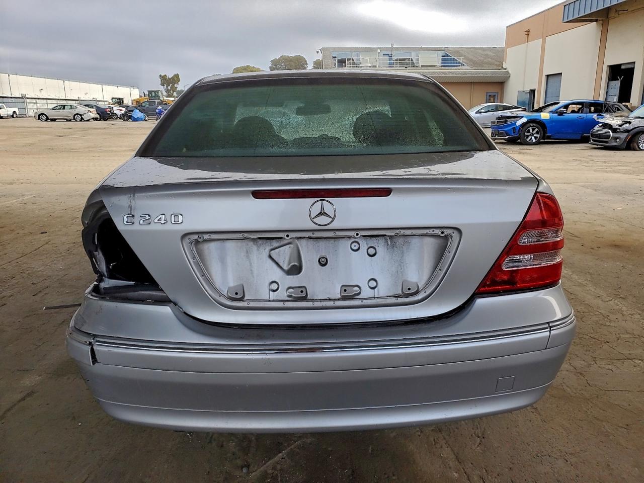 2003 Mercedes-benz C 240 Silver vin: WDBRF61J43F371002