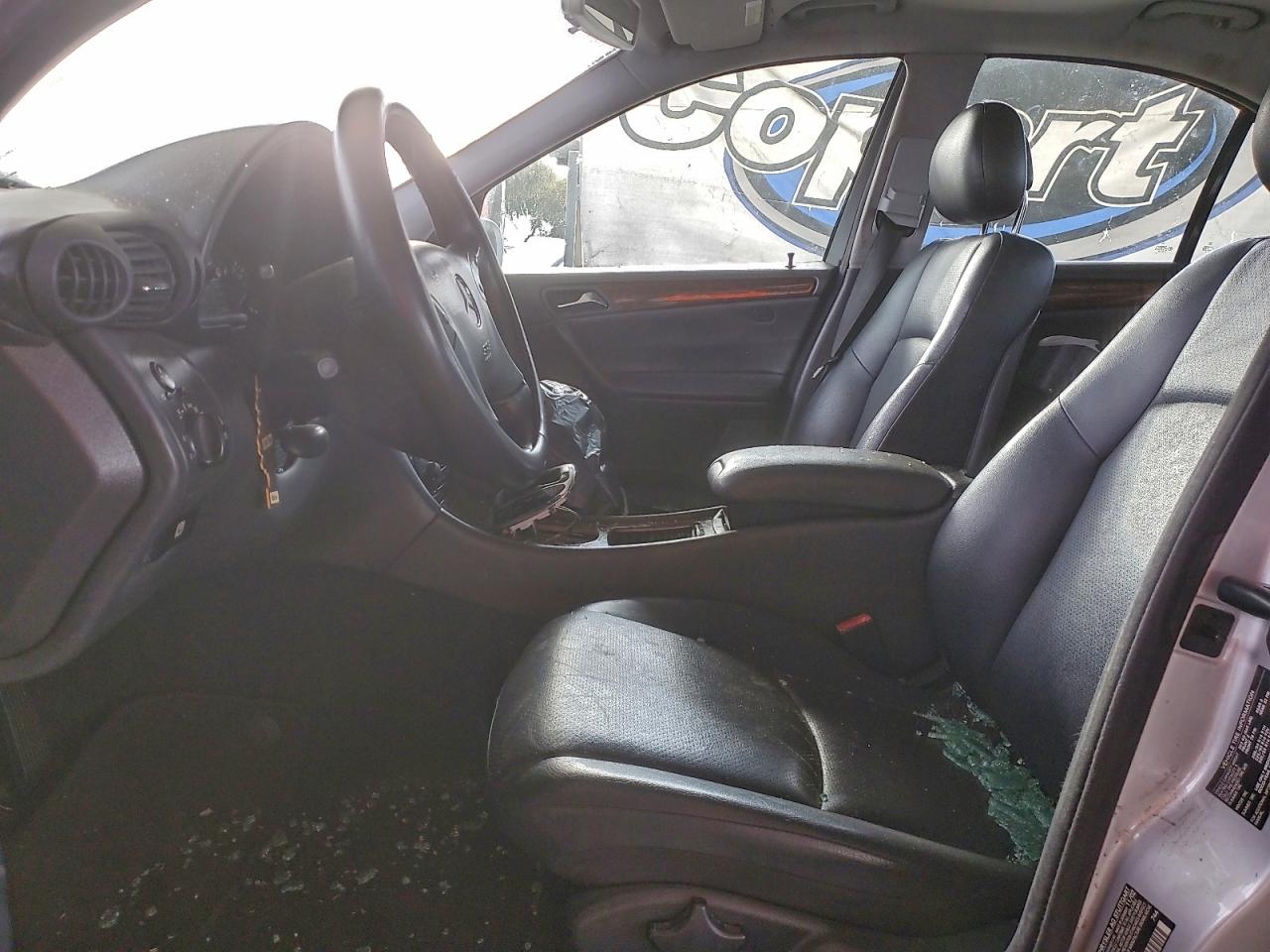 2003 Mercedes-benz C 240 Silver vin: WDBRF61J43F371002