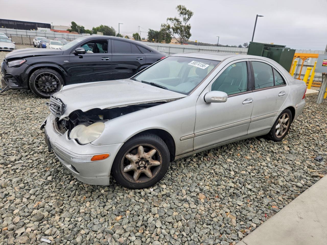 2004 Mercedes-benz C 240 Серебряный vin: WDBRF61J44A576463