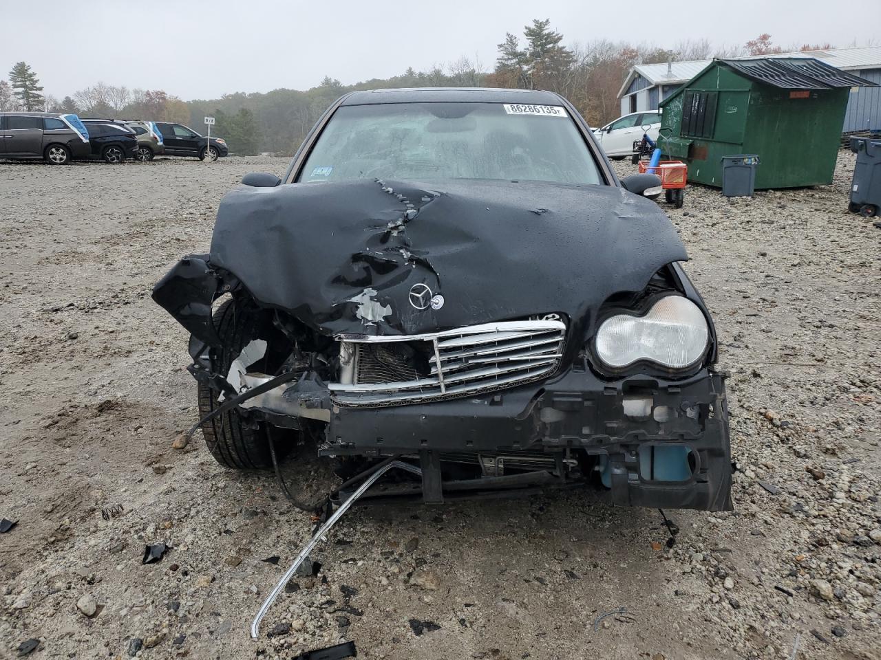 2004 Mercedes-benz C 240 Черный vin: WDBRF61J44E016449