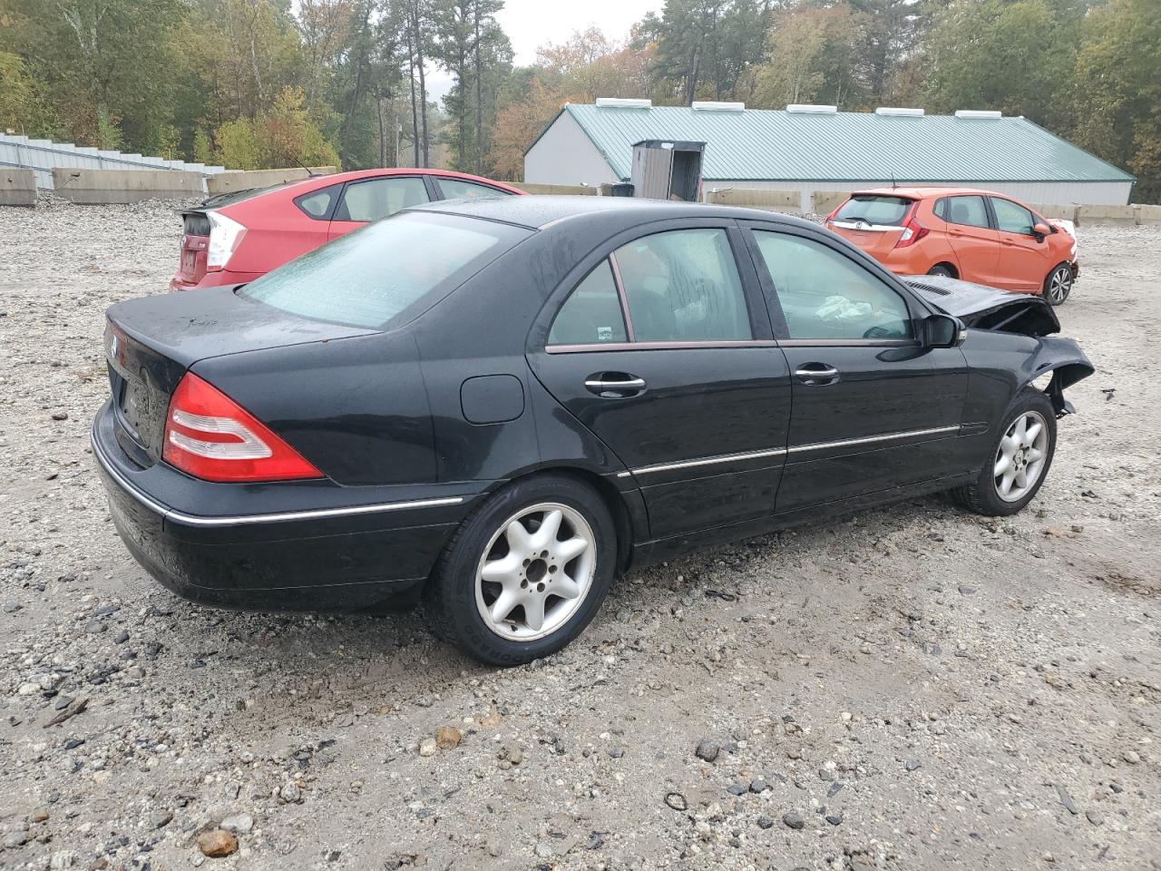 2004 Mercedes-benz C 240 Черный vin: WDBRF61J44E016449