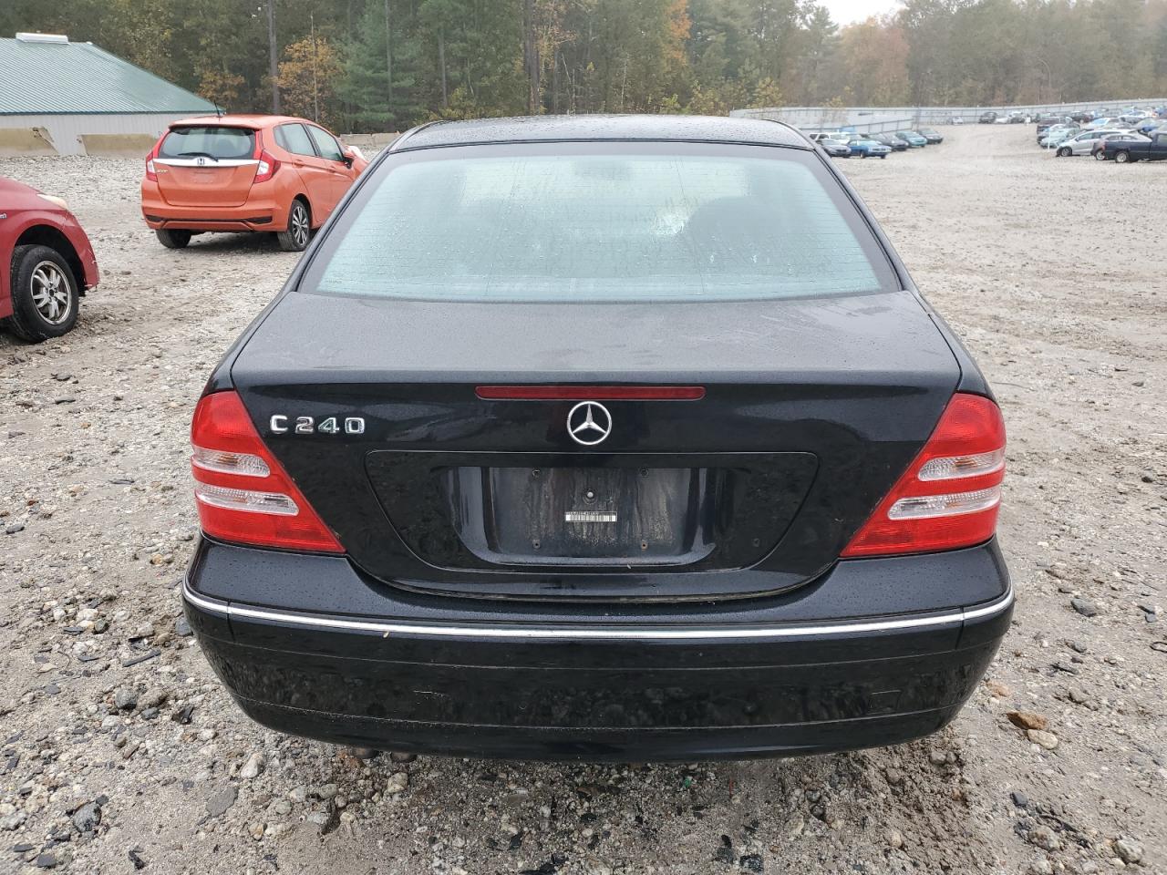 2004 Mercedes-benz C 240 Черный vin: WDBRF61J44E016449